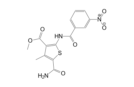 methyl 5-(aminocarbonyl)-4-methyl-2-[(3-nitrobenzoyl)amino]-3-thiophenecarboxylate