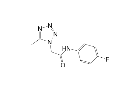 N-(4-fluorophenyl)-2-(5-methyl-1H-tetraazol-1-yl)acetamide