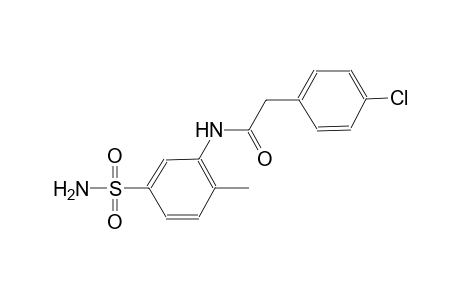 N-[5-(aminosulfonyl)-2-methylphenyl]-2-(4-chlorophenyl)acetamide