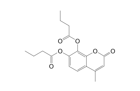 7,8-DIBUTANOYLOXY-4-METHYL-2H-1-BENZOPYRAN-2-ONE