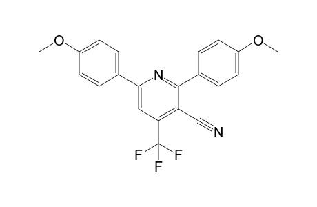 2,6-bis(4-methoxyphenyl)-4-(trifluoromethyl)-3-pyridinecarbonitrile