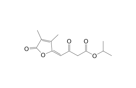 Isopropyl 3-Oxo-4-[3,4-dimethyl-2-oxofuran-5(2H)-ylidene]butanoate