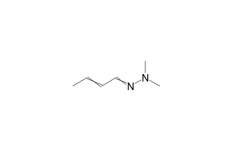 Dimethylhydrazone .beta.-methylacrylaldehyde