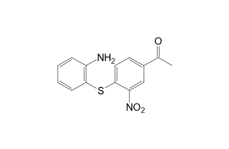 4'-[(o-aminophenyl)thio]-3'-nitroacetophenone