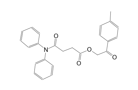 butanoic acid, 4-(diphenylamino)-4-oxo-, 2-(4-methylphenyl)-2-oxoethyl ester