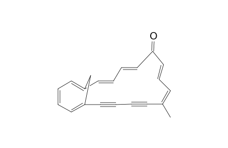 (2E,4E,7E,9Z)-10-methyl-6-bicyclo[13.4.1]eicosa-1(19),2,4,7,9,15,17-heptaen-11,13-diynone