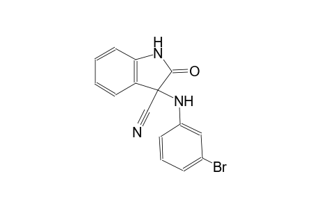 1H-indole-3-carbonitrile, 3-[(3-bromophenyl)amino]-2,3-dihydro-2-oxo-