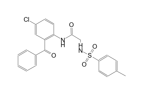 acetamide, N-(2-benzoyl-4-chlorophenyl)-2-[[(4-methylphenyl)sulfonyl]amino]-