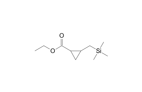 Cyclopropanecarboxylic acid, 2-[(trimethylsilyl)methyl]-, ethyl ester, cis-(.+-.)-