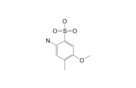 5-AMINO-2-METHOXY-4-SULFONIC-ACID-TOLUENE