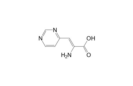 (Z)-2-amino-3-(4-pyrimidinyl)-2-propenoic acid