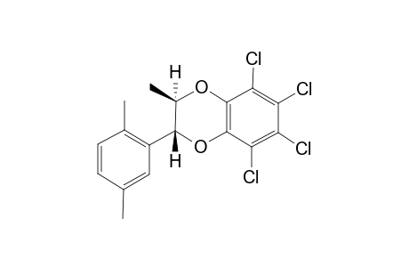 2-(2,5-Dimethylphenyl)-3-methyl-5,6,7,8-tetrachlorobenzo[1.4]dioxaine