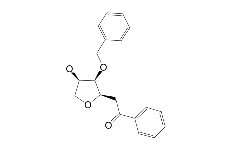 2-(2-O-BENZYL-1,4-ANHYDRO-BETA-D-ARABINOFURANOSYL-1-YL)-1-PHENYLETHANE-1-ONE;MAJOR-ANOMER