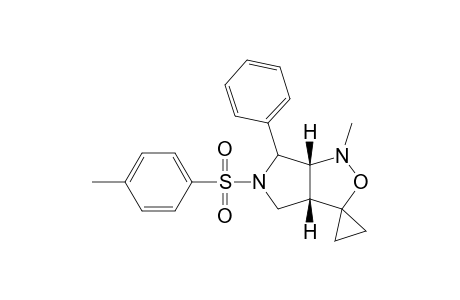 (3'aR,6'aR)-6'-Phenyl-1'-methyl-5'-tosyl-spiro[cyclopropane-1,3'-hexahydro-4H-pyrrolo[3,4-c]isoxazole]