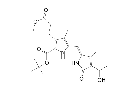 1H-Pyrrole-3-propanoic acid, 5-[[1,5-dihydro-4-(1-hydroxyethyl)-3-methyl-5-oxo-2H-pyrrol-2-ylidene]methyl]-2-[(1,1-dimethylethoxy)carbonyl]-4-methyl-, methyl ester