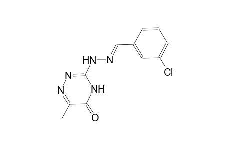 3-chlorobenzaldehyde (6-methyl-5-oxo-4,5-dihydro-1,2,4-triazin-3-yl)hydrazone