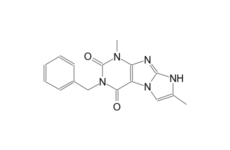 1H-imidazo[2,1-f]purine-2,4(3H,8H)-dione, 1,7-dimethyl-3-(phenylmethyl)-