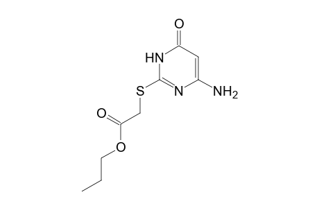 Propyl 2-[(4-amino-6-oxo-1H-pyrimidin-2-yl)sulfanyl]acetate