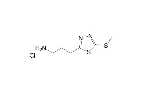 5-Thiomethyl-2-(.omega.-aminopropyl)-1,3,4-thiadiazole hydrochloride