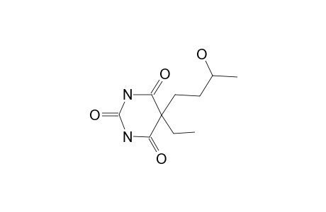 2,4,6(1H,3H,5H)-Pyrimidinetrione, 5-ethyl-5-(3-hydroxybutyl)-