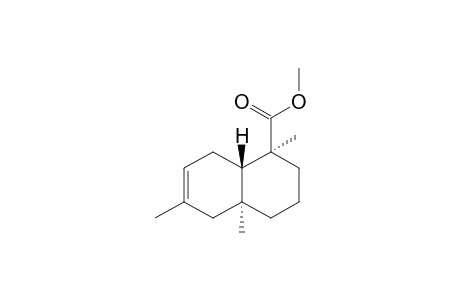 [1S,4aS,8aS] - 1,2,3,4,4a,5,8,8a - octahydro - 1,4a,6 - trimethyl - naphthalene - 1 - carboxylic acid methyl ester (so Anderson)