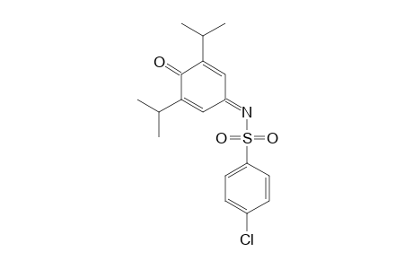N-(4-CHLOROPHENYL)-SULFONYL-2,6-DIISOPROPYL-1,4-BENZOQUINONIMINE