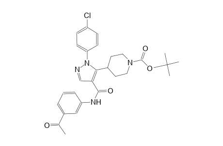 1-piperidinecarboxylic acid, 4-[4-[[(3-acetylphenyl)amino]carbonyl]-1-(4-chlorophenyl)-1H-pyrazol-5-yl]-, 1,1-