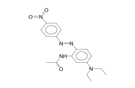 N,N-DIETHYL-PARA-(4-NITROPHENYLAZO)-META-ACETAMIDOANILINE