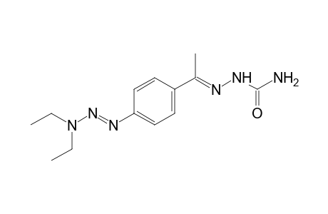 4'-(3,3-diethyl-1-triazeno)acetophenone, semicarbazone