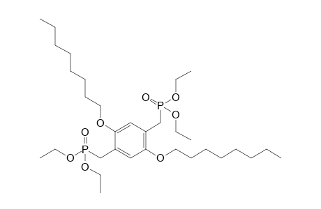 1,4-bis(diethoxyphosphorylmethyl)-2,5-dioctoxy-benzene