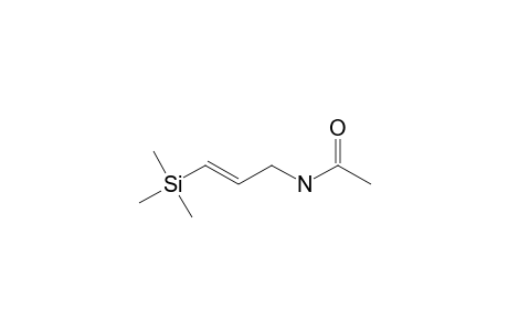 N-[(E)-3-trimethylsilylprop-2-enyl]acetamide
