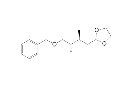 (+)-2-((2S,3S)-4-(Benzyloxy)-2,3-dimethylbutyl)-1,3-dioxolane
