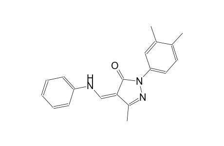 3H-pyrazol-3-one, 2-(3,4-dimethylphenyl)-2,4-dihydro-5-methyl-4-[(phenylamino)methylene]-, (4Z)-