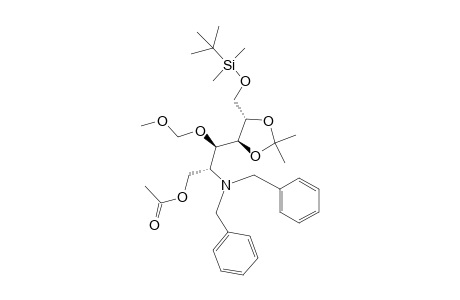 (2R,3R,4S,5S)-1-Acetoxy-6-[(tert-Butyldimethylsilyl)oxy]-2-(dibenzylamino)-4,5-(isopropylidenedioxy)-3-(methoxymethoxy)hexane