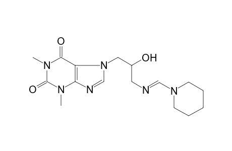 7-[2-Hydroxy-3-[(piperidin-1-ylmethylene)-amino]-propyl]-1,3-dimethyl-3,7-dihydro-purine-2,6-dione