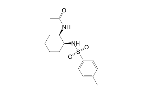 N-[(1R,2S)-2-(p-tolylsulfonylamino)cyclohexyl]acetamide