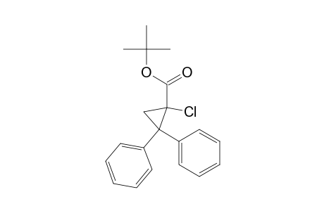Cyclopropanecarboxylic acid, 1-chloro-2,2-diphenyl-, 1,1-dimethylethyl ester