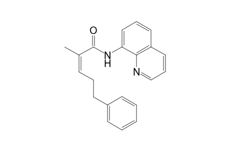 (Z)-2-Methyl-5-phenyl-N-(quinolin-8-yl)pent-2-enamide
