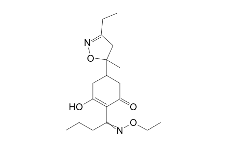 2-Cyclohexen-1-one, 2-[1-(ethoxyimino)butyl]-5-(3-ethyl-4,5-dihydro-5-methyl-5-isoxazolyl)-3-hydroxy-