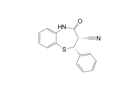 3-Cyano-2,3-dihydro-2-phenyl-1,5-benzothiazepin-4(5H)-one