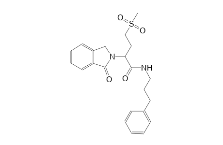 1H-isoindole-2-acetamide, 2,3-dihydro-alpha-[2-(methylsulfonyl)ethyl]-1-oxo-N-(3-phenylpropyl)-, (alpha~2~S)-