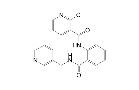 3-pyridinecarboxamide, 2-chloro-N-[2-[[(3-pyridinylmethyl)amino]carbonyl]phenyl]-