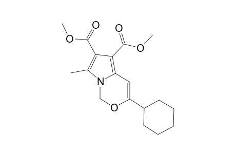 3-cyclohexyl-7-methyl-1H-pyrrolo[1,2-c][1,3]oxazine-5,6-dicarboxylic acid dimethyl ester