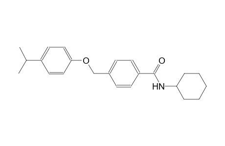 N-cyclohexyl-4-[(4-isopropylphenoxy)methyl]benzamide
