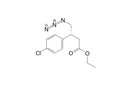 (3R)-4-azido-3-(4-chlorophenyl)butanoic acid ethyl ester