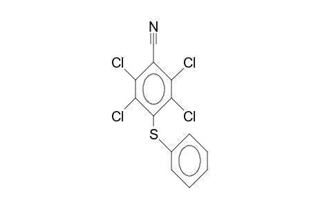 2,3,5,6-Tetrachloro-4-phenylthio-benzonitrile