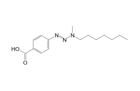 p-(3-heptyl-3-methyl-1-triazeno)benzoic acid