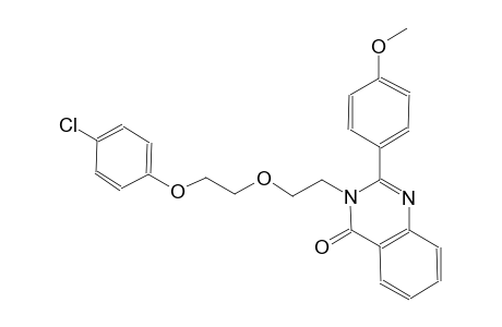 3-{2-[2-(4-chlorophenoxy)ethoxy]ethyl}-2-(4-methoxyphenyl)-4(3H)-quinazolinone