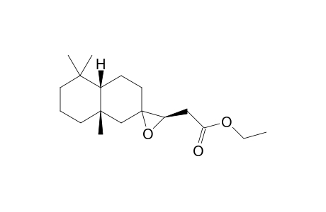 2-(3,4,4a.beta.,5,6,7,8,8a-Octahydro-5,5,8a.beta.-trimethylspiro[naphthalene-2(1H),2'-oxiran]-1.beta.-yl)ethyl Acetate