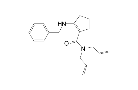 N,N-Diallyl-2-(benzylamino)cyclopent-1-enecarboxamide